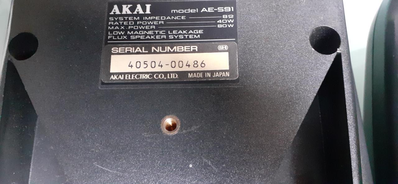 Akai vintage back loaded horn speakers