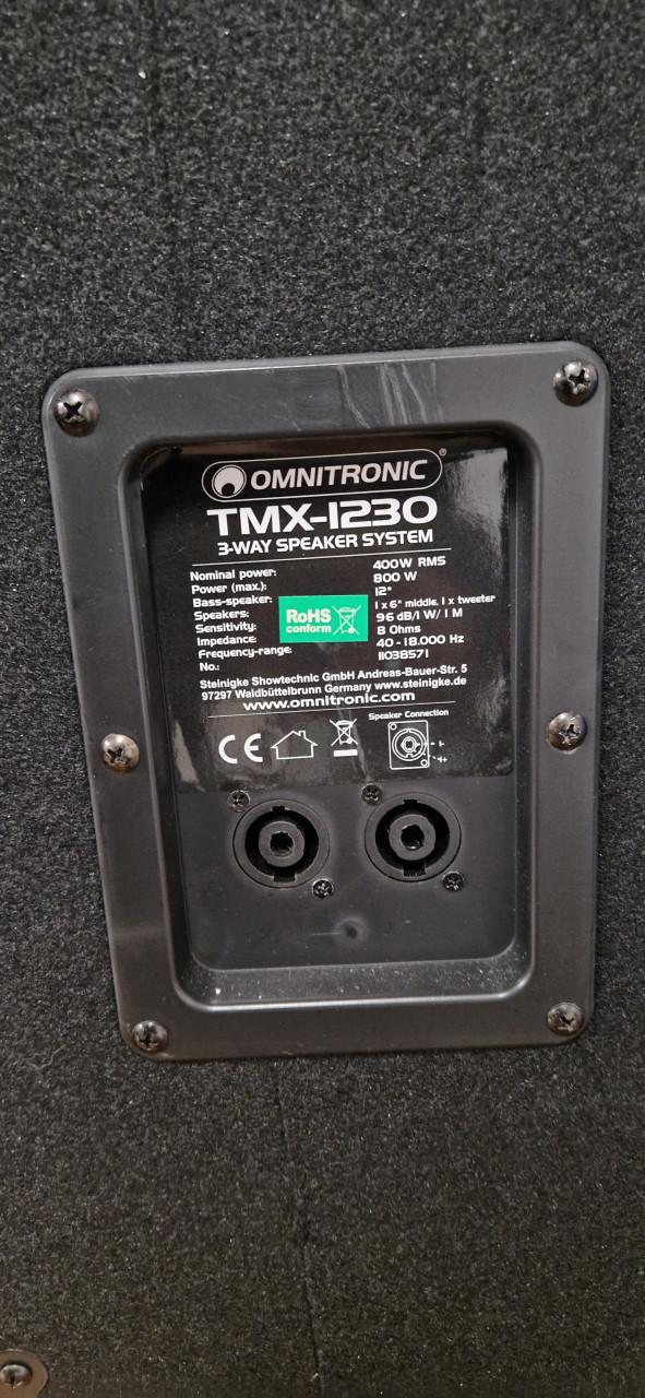 Omnitronic tmx-1230 speakers
