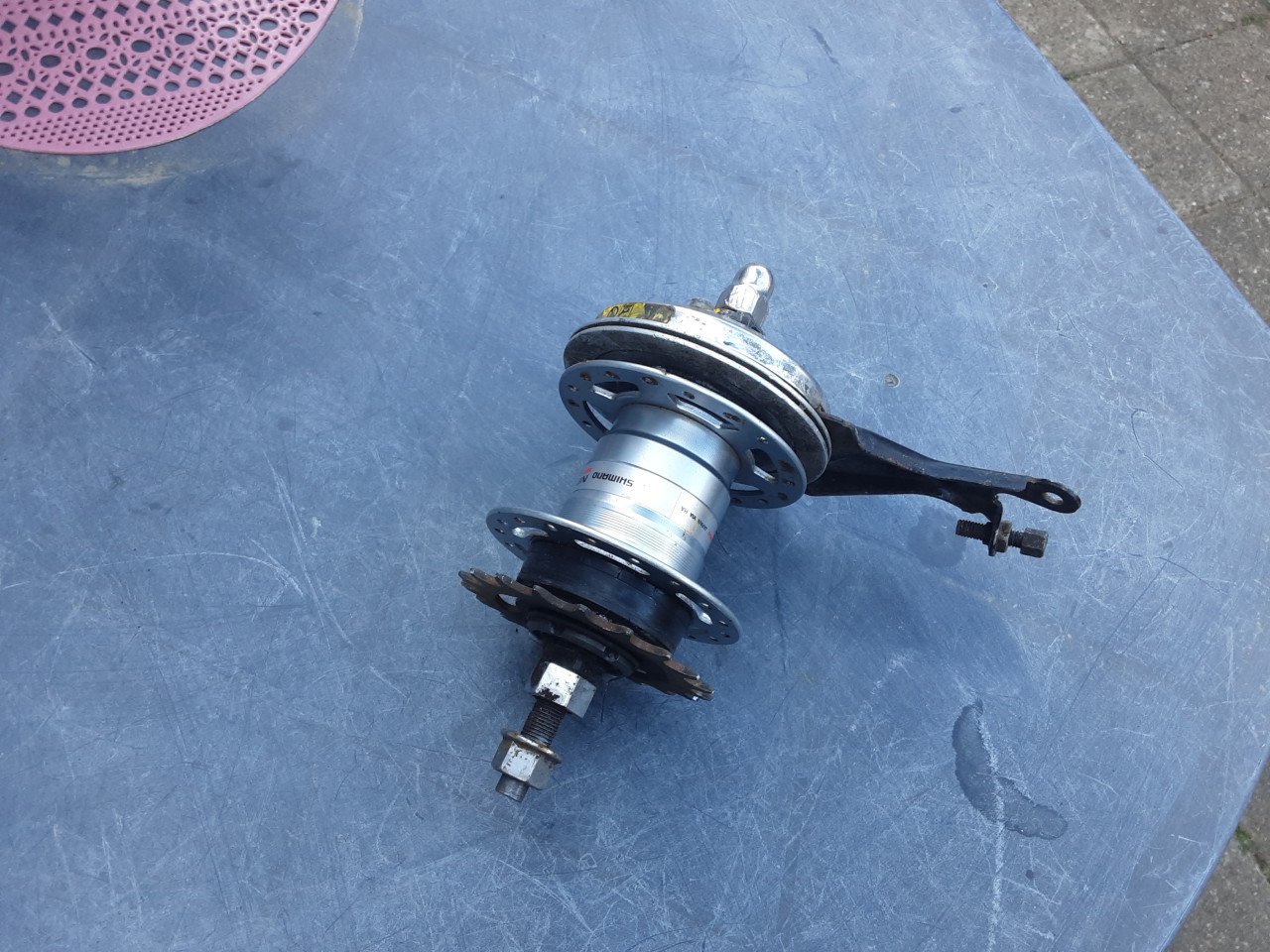 3 speed naaf met rollerbrake rem
