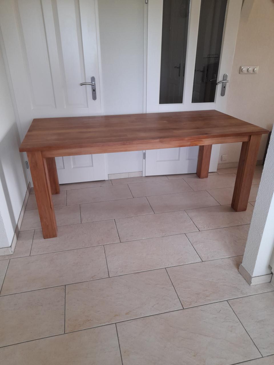 Prachtige massief houten Tafel 90 x 190 x 77,5H (in goede NETTE staat )