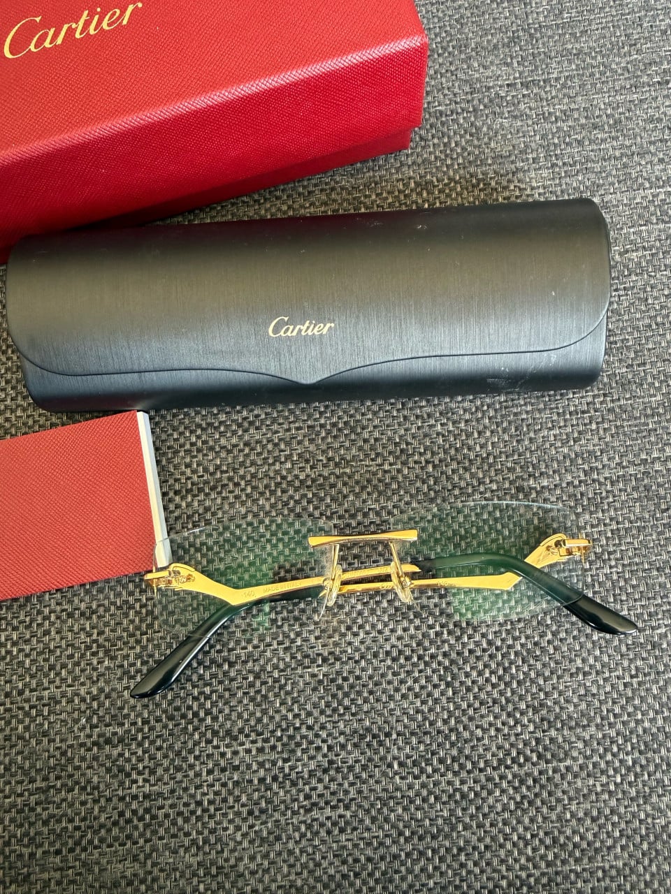 Originele Cartier Panthère CT0120O Bril met Toebehoren