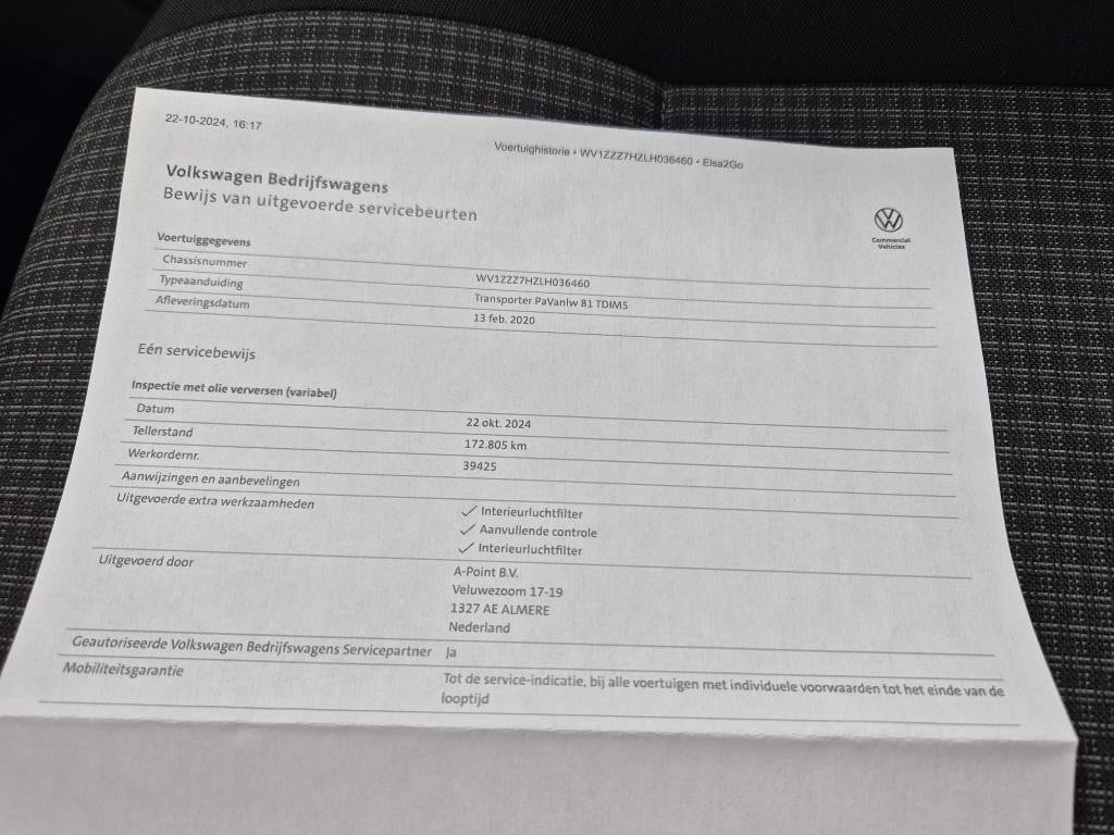 Volkswagen Transporter 2.0 tdi l2h1 30 comfortline airco / cruise controle 