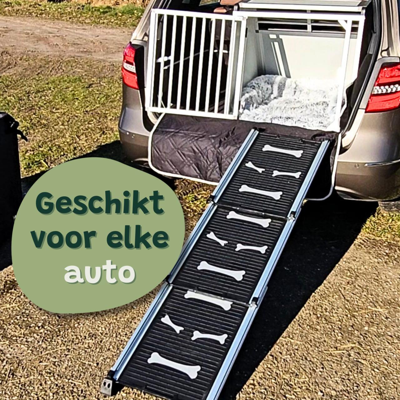 Loopplank Hond Telescopisch - Rood