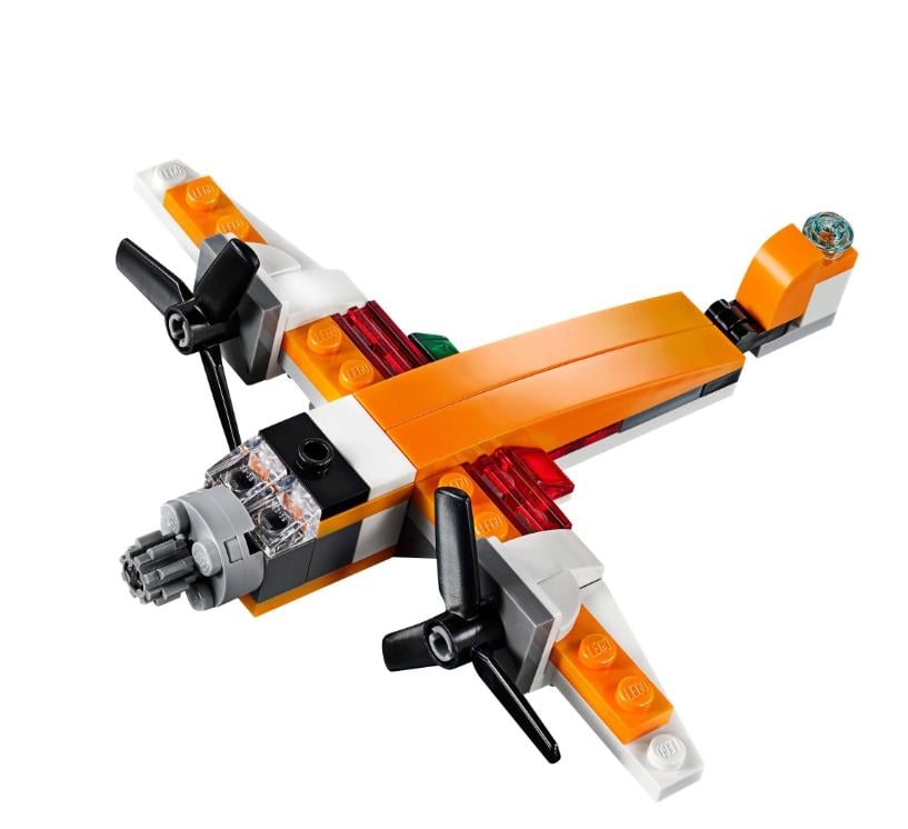 LEGO Creator 31071:Droneverkenner of moerasboot of propellervliegtuig