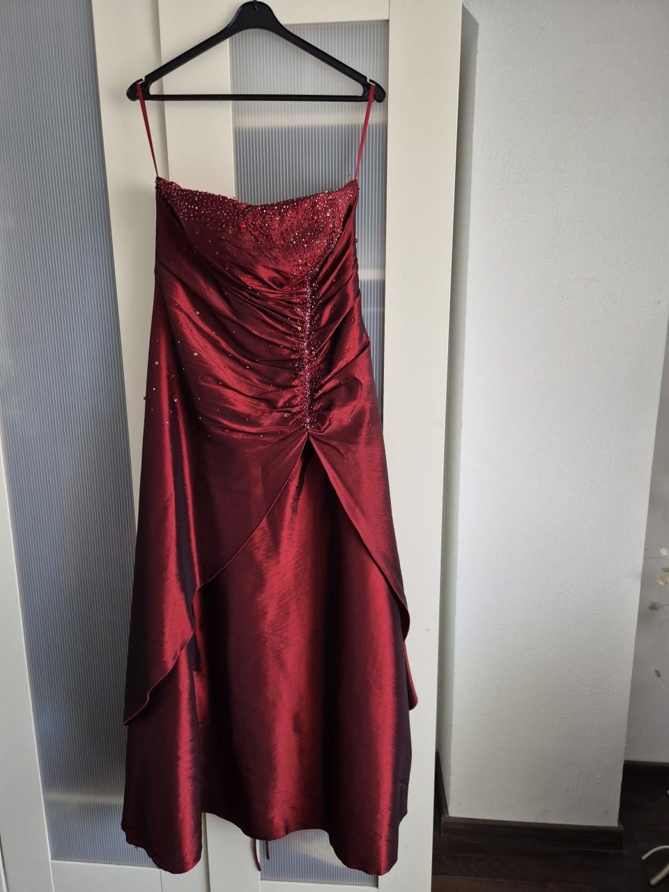 2 x Galajurk rood en blauw strapless