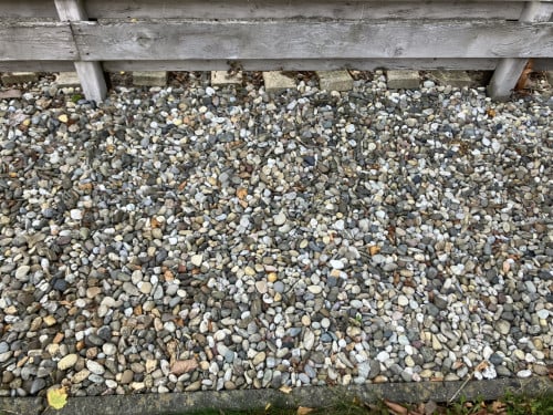 Grind/kiezelstenen ophalen
