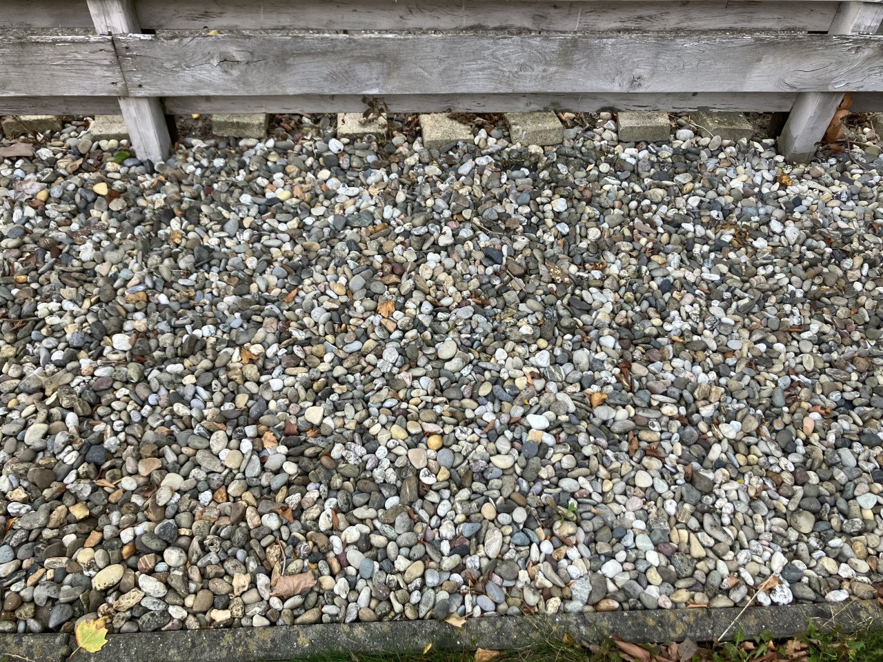 Grind/kiezelstenen ophalen