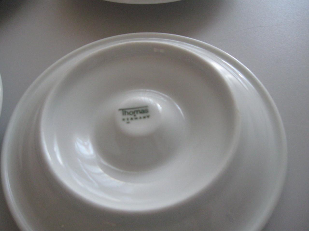 4 Aardewerk eierdopjes