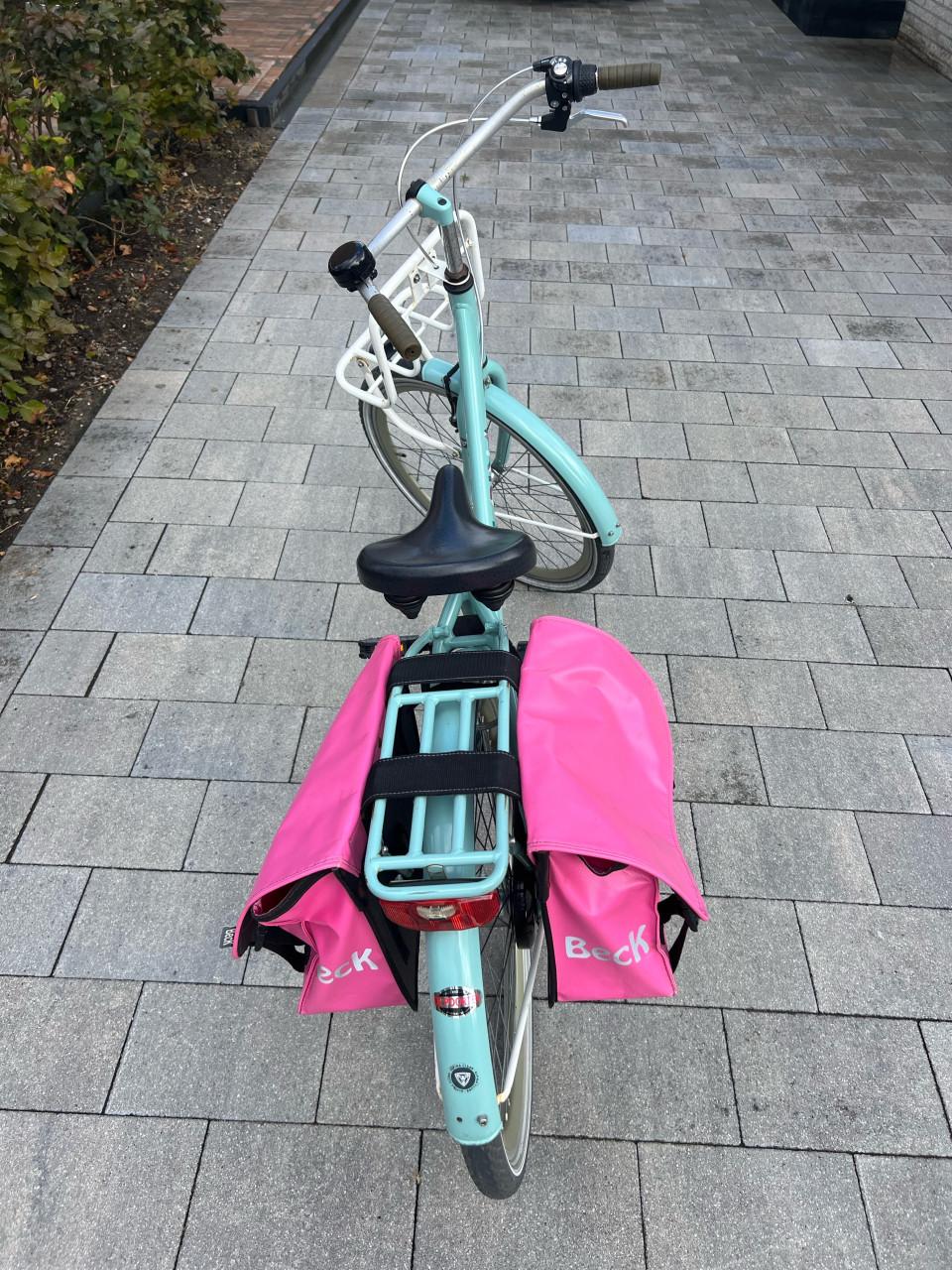 Alpina Kinderfiets 26 inch met voordrager en fietstassen