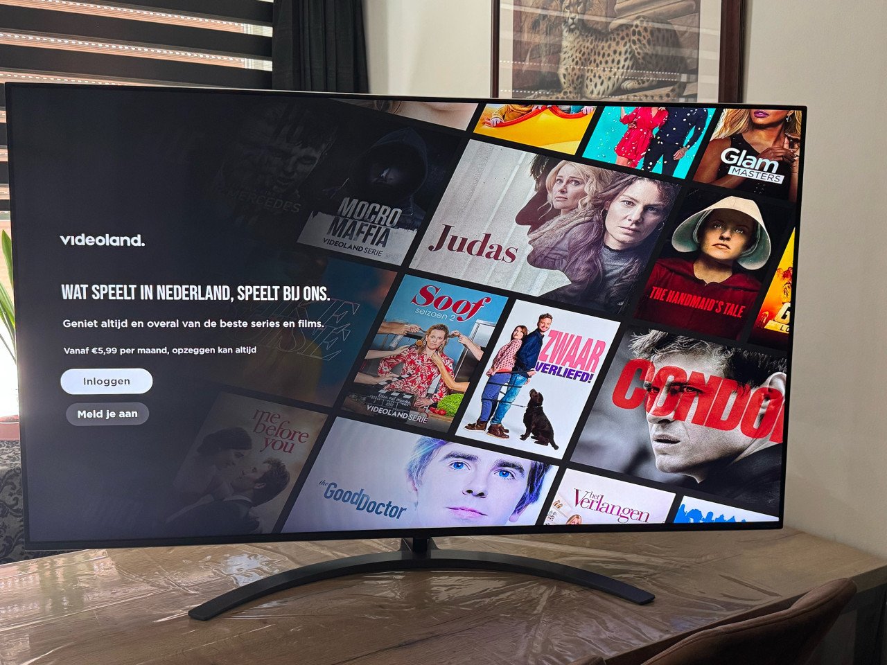 Lg smart tv 65 inch een 4k 100 hz tv in goede staat en werking