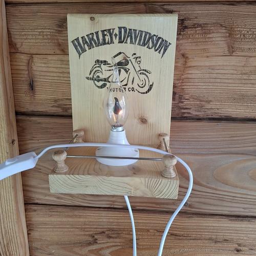 Houten Harley Davidson Decoratie