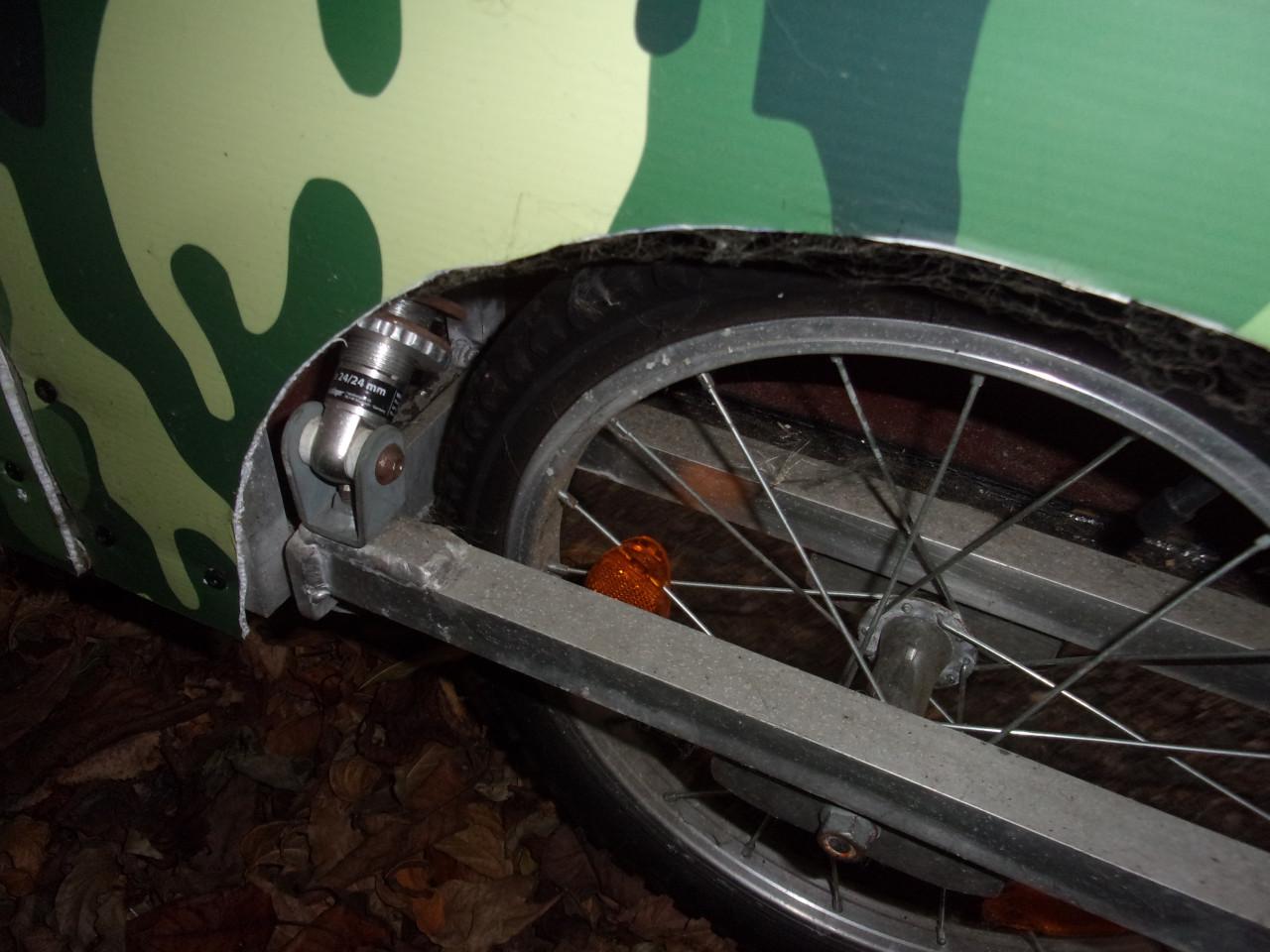 Fietscaravan met aluminium frame