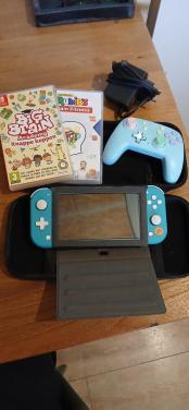 Nintendo Switch Lite Turquoise + controller, 2 games en accessoires 🎮