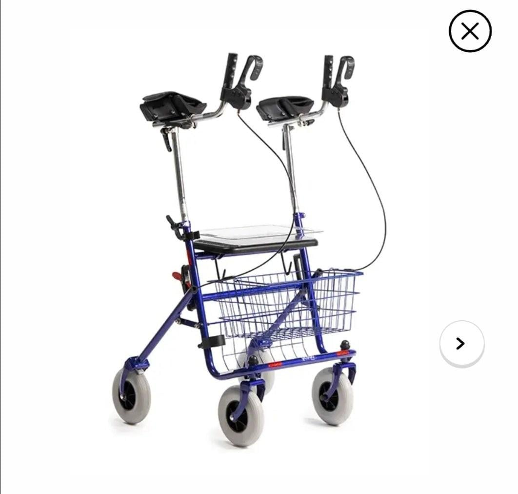 Rollator met armlegger