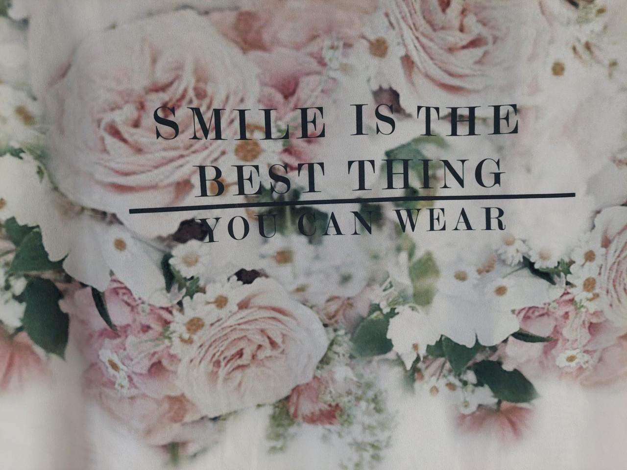 Only dames shirt mt xl crème met rozen