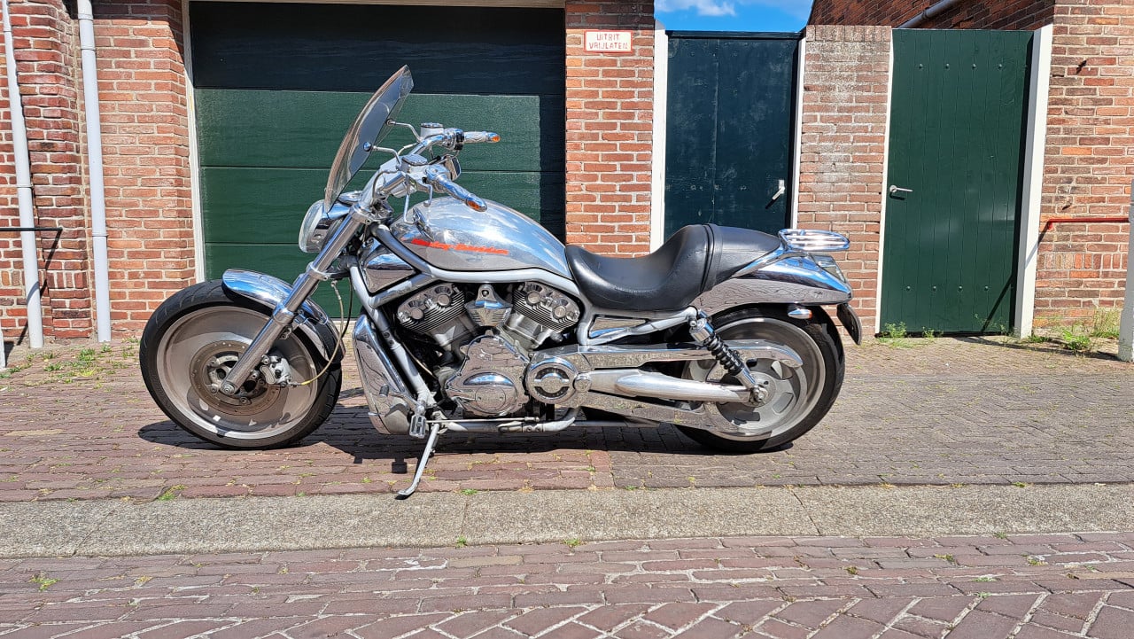 Ze start. Ze gromt. Ze wil asfalt. Geen excuses meer. HD V-Rod VRSCA
