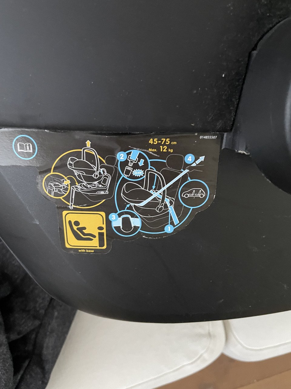 Maxi-cosi met zak en kap