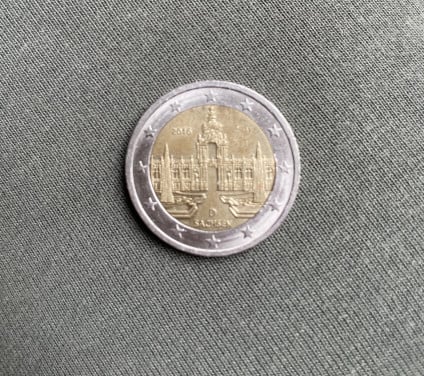 2 2 euromunt Duitsland 2016 Sachsen  zeldzaam/speciaal