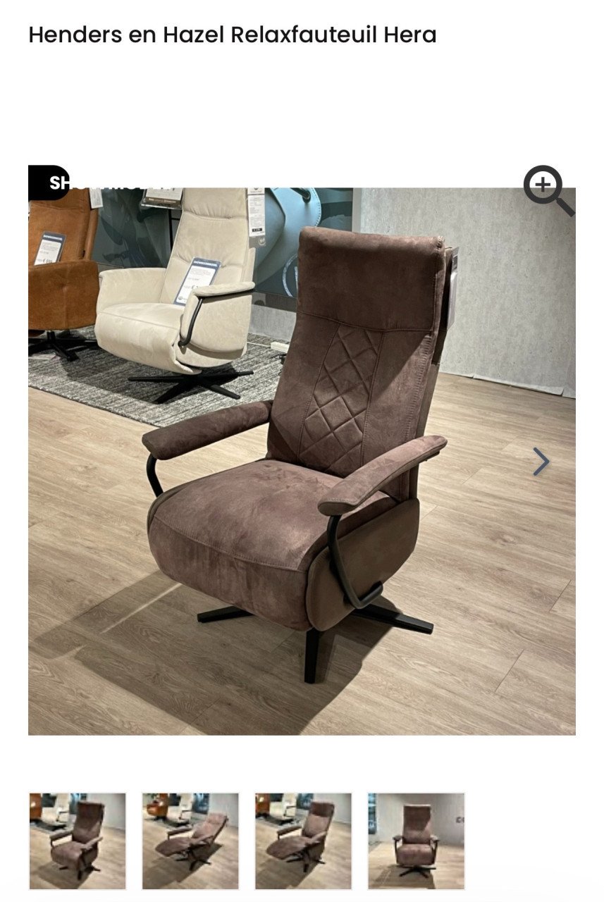 Te koop elektrische relaxfauteuil