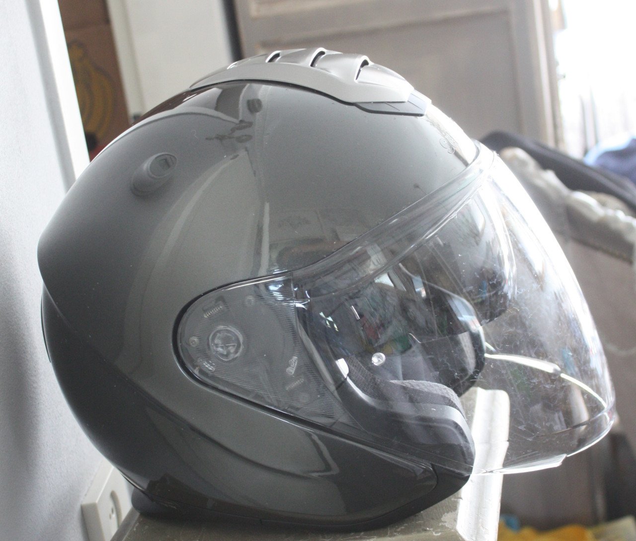 Schubert motorhelm zwart- maat 57-M-7 1/8