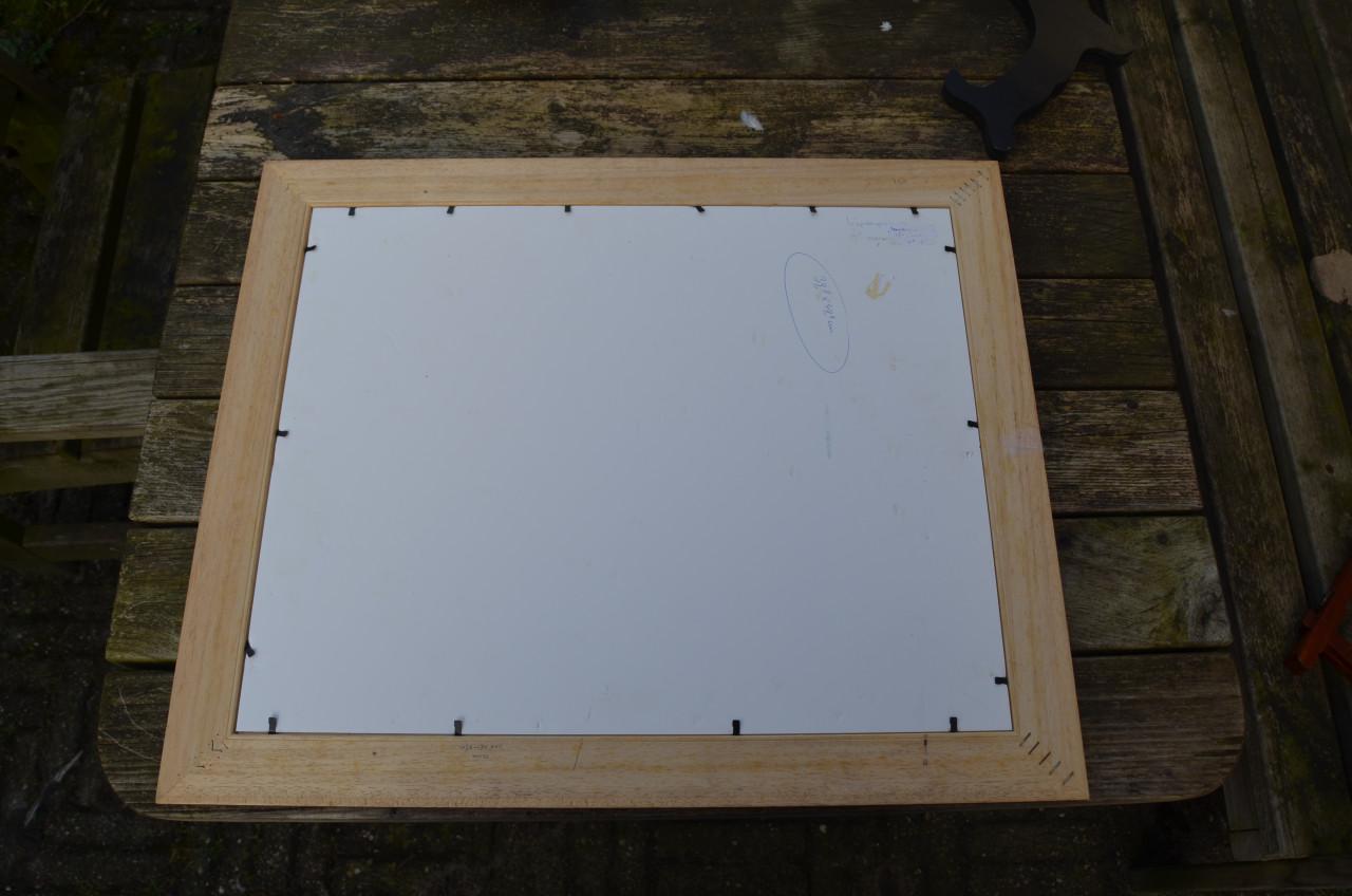 Ets/kopergravure Hofje van Hogelande Den Haag 18e eeuw