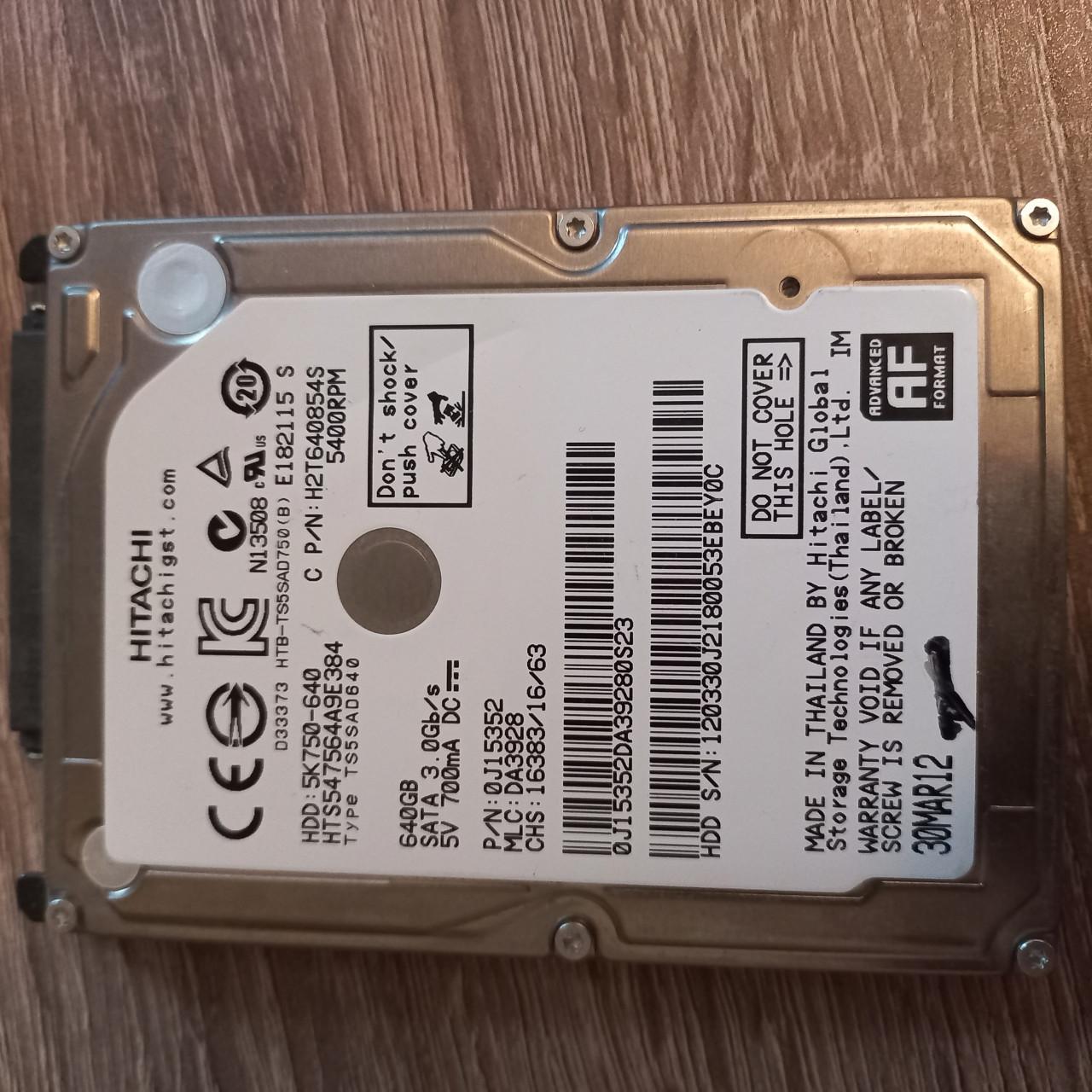 Hitachi 640GB HDD