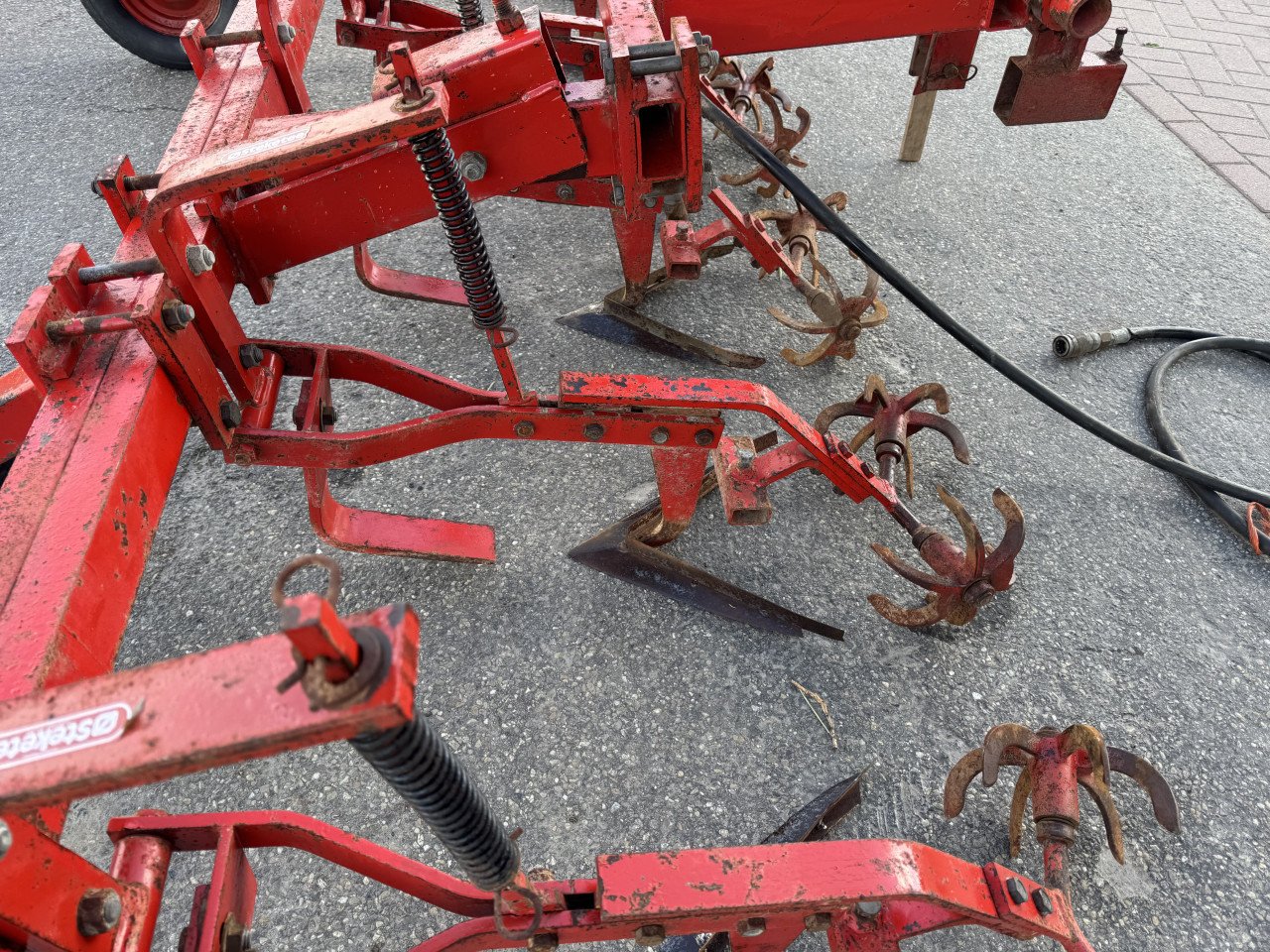 6 rijen 7 elementen Steketee schoffelmachine