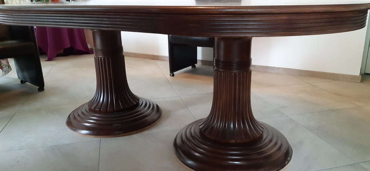 ART DECO MAHONIE HOUTEN TAFEL