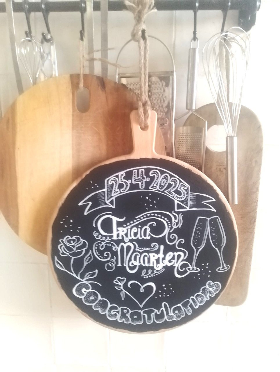 Gepersonaliseerde borrelplank - super origineel cadeau