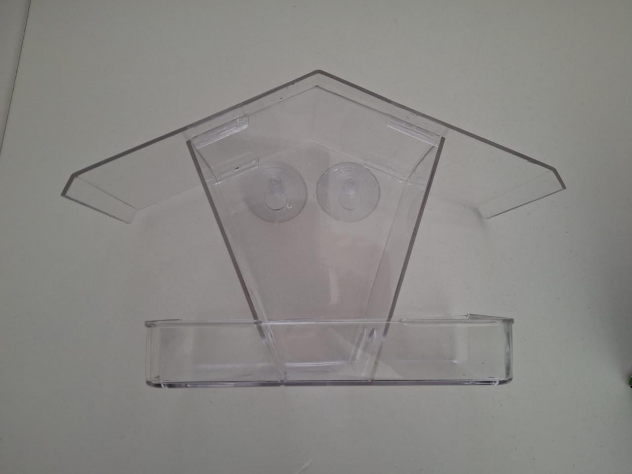 Transparant raamvoederhuis