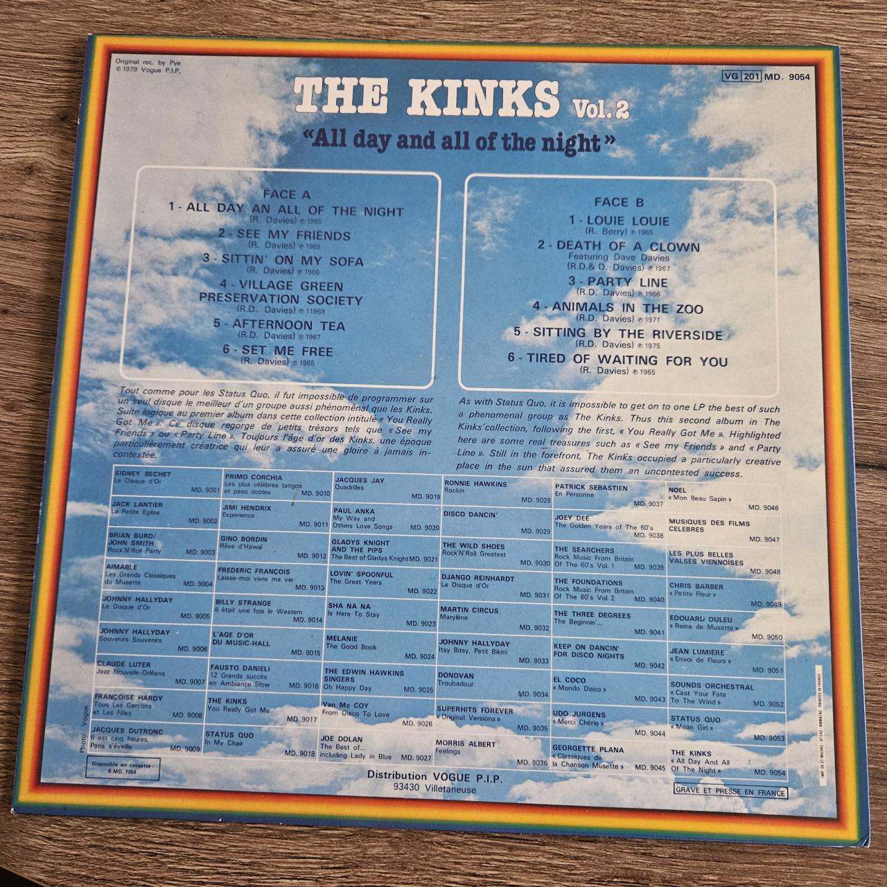 The kinks-all day all of the night