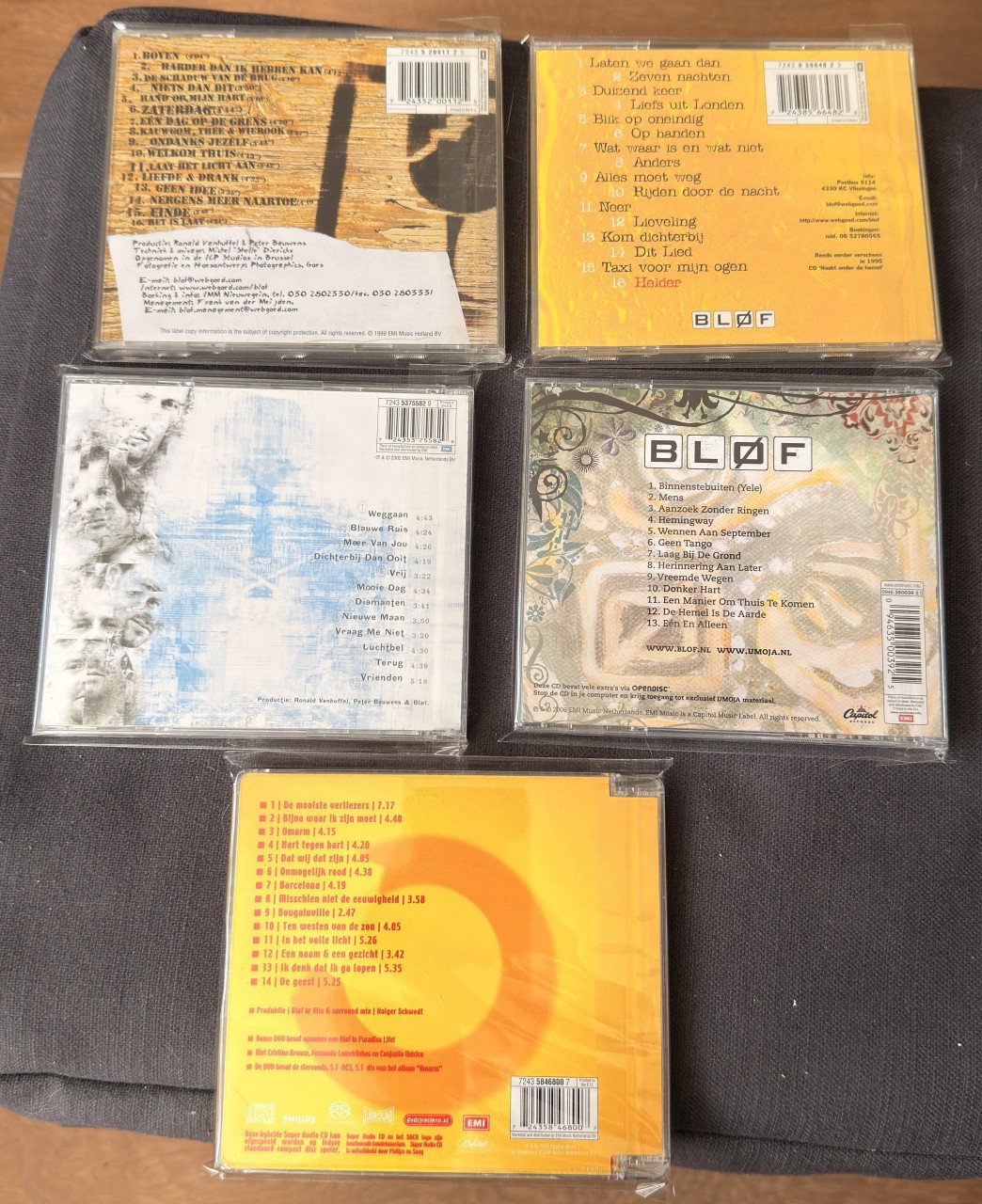 5 stuks cd Blof