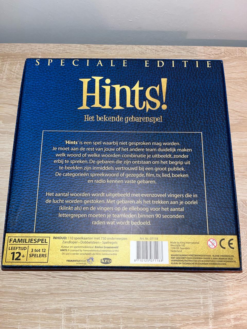Hints gezelschapsspel