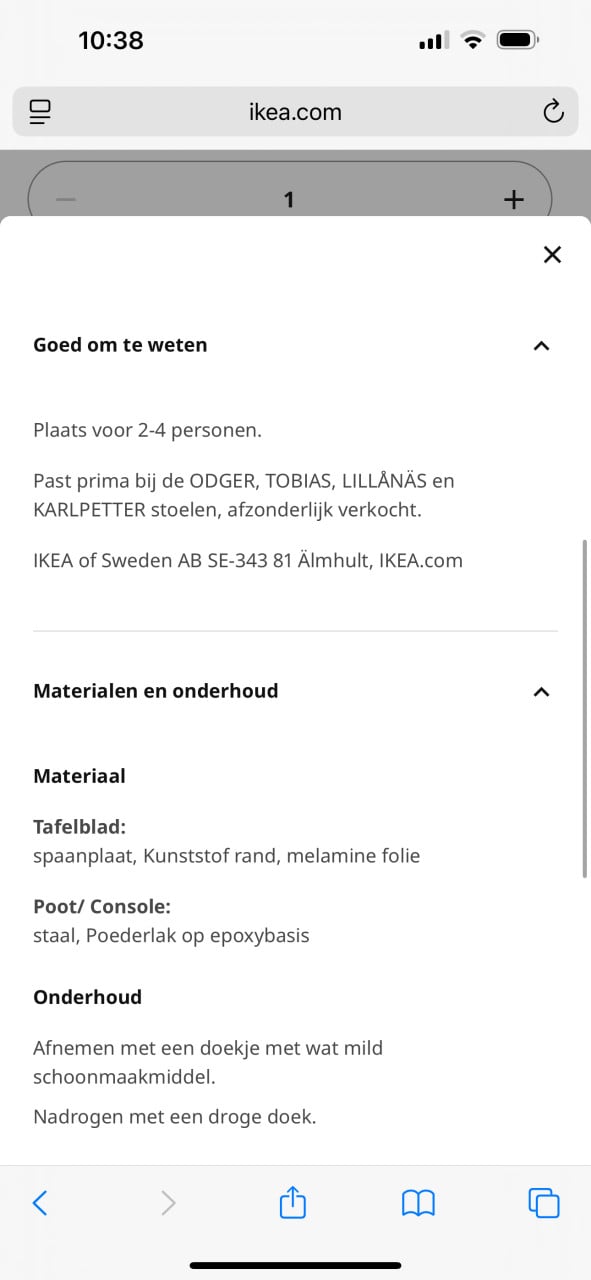 Ronde eettafel