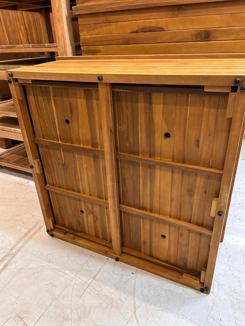 Teakhouten plantenbak 100 X 100 X 40