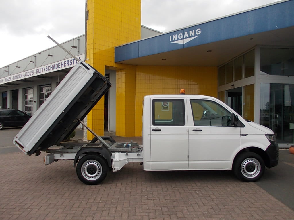Volkswagen Transporter 2.0 tdi l2h1 dc pick-up, kipper, open laadbak