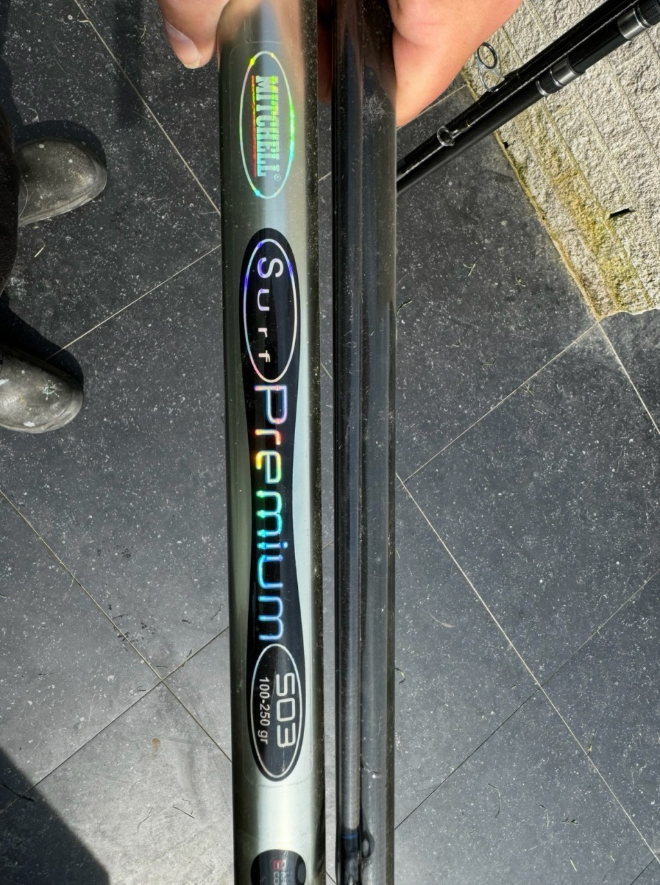 2 strandhengels 5M shimano/mitchell