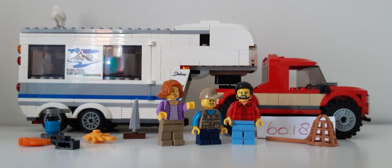 Lego 60182: Pick-uptruck en caravan