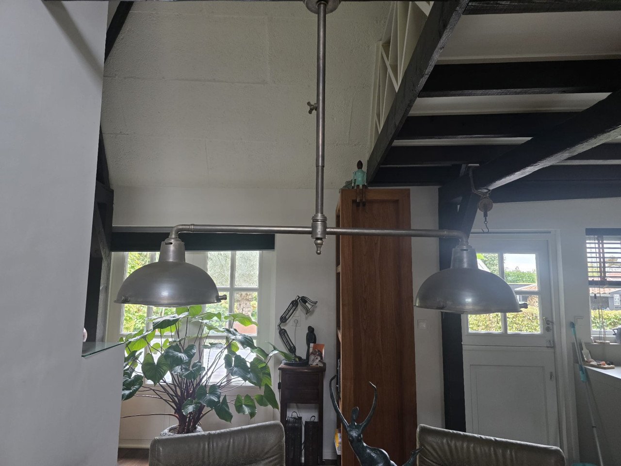 Vintage dubbele lamp