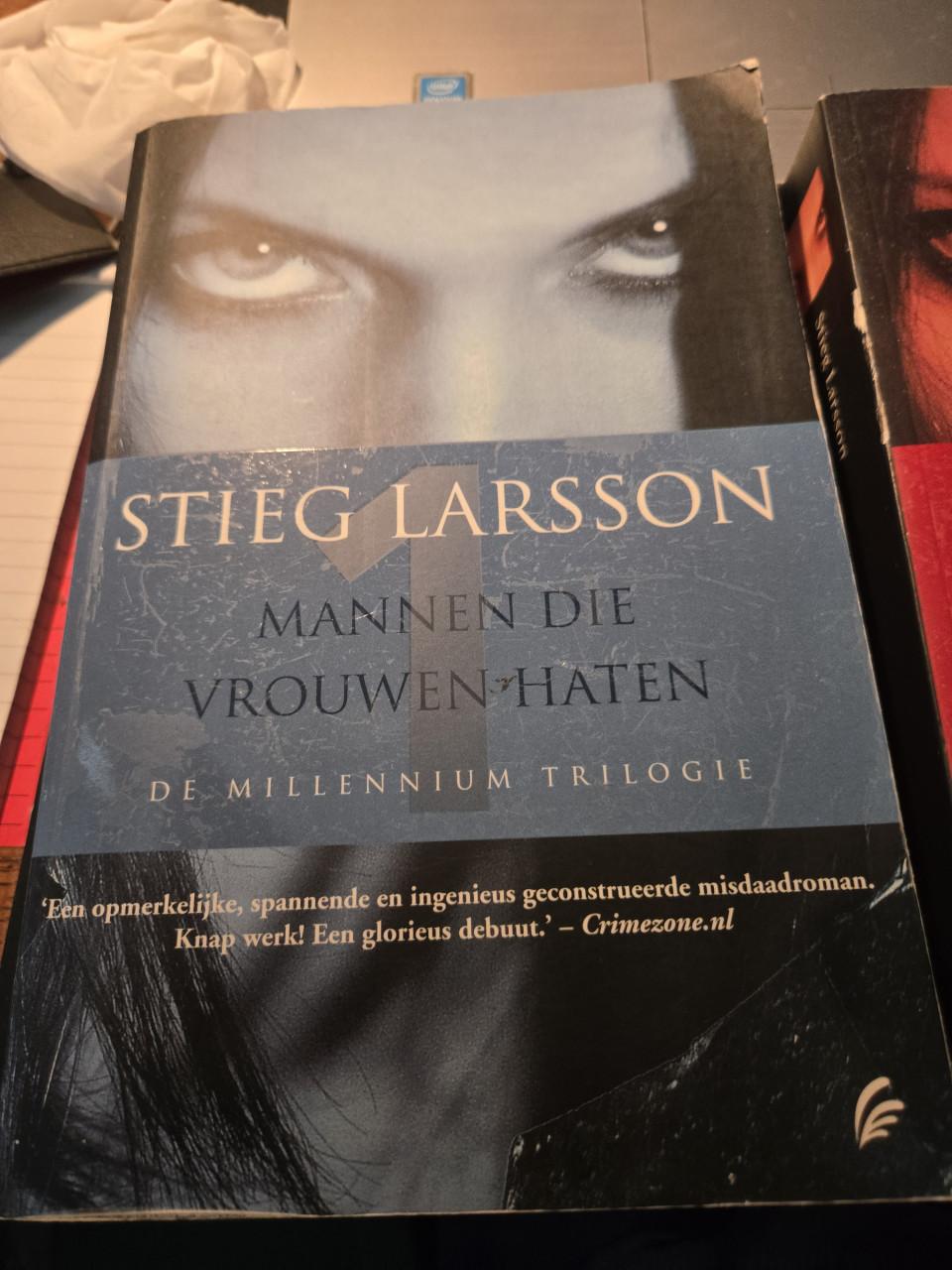 Millennium Trilogie van auteur Stieg Larsson.