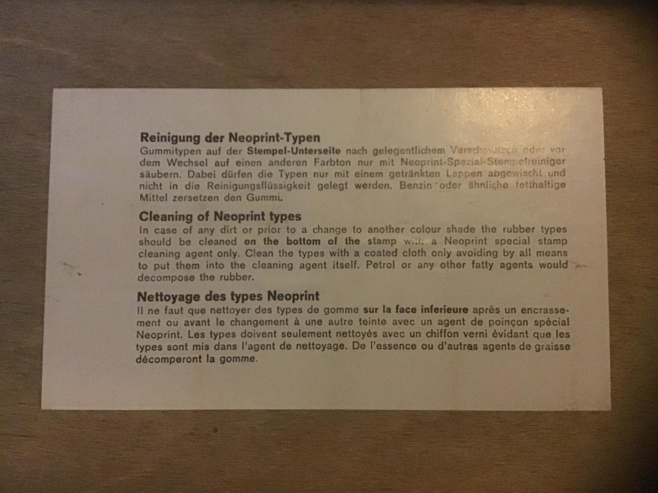 Vintage stempeldozen