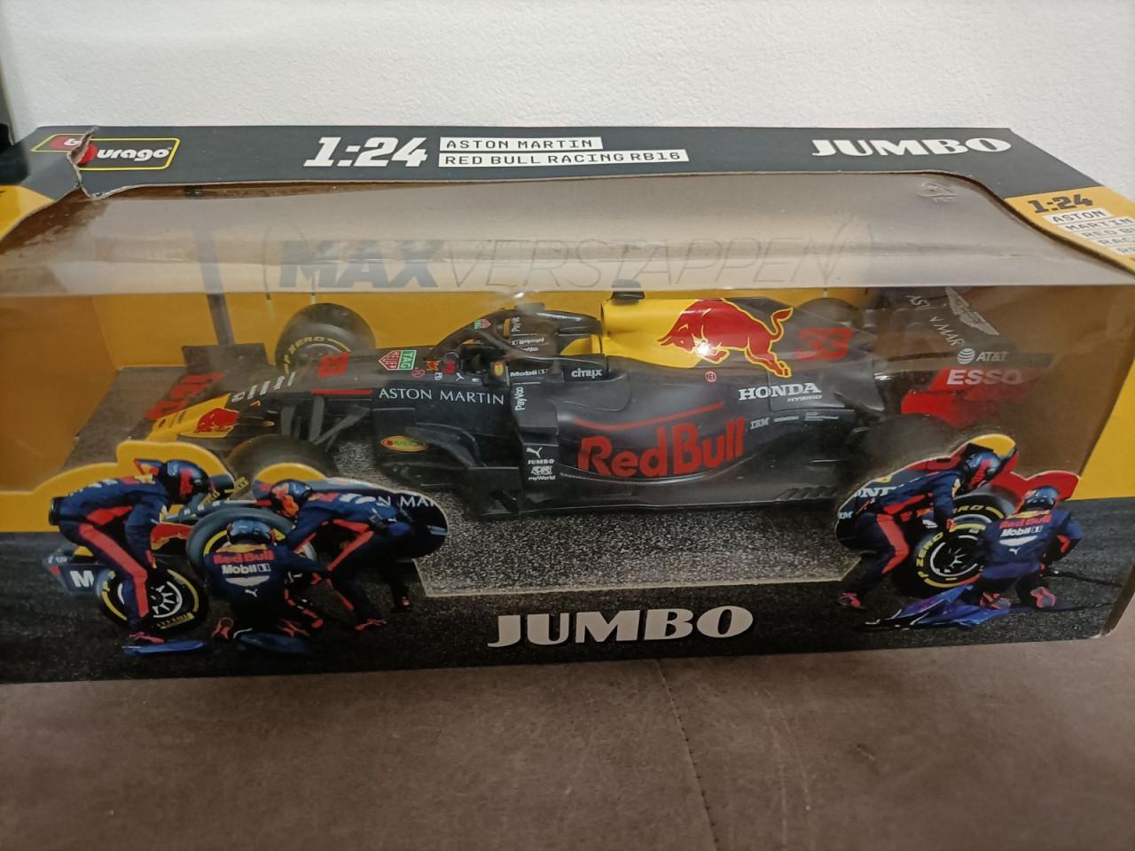 4x Max Verstappen Jumbo Formule 1 Modelauto (4 edities)