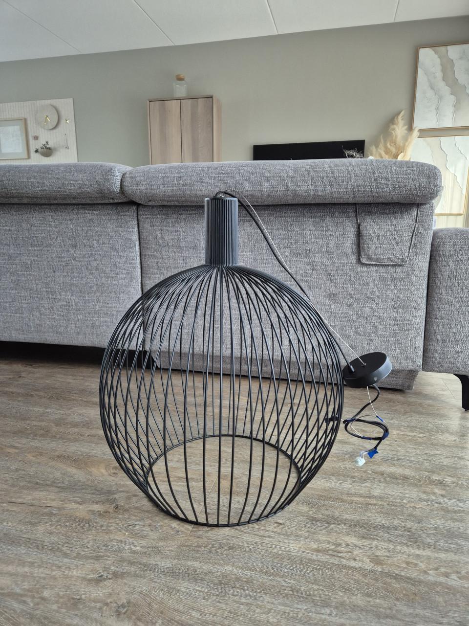 Te koop: metalen hanglamp