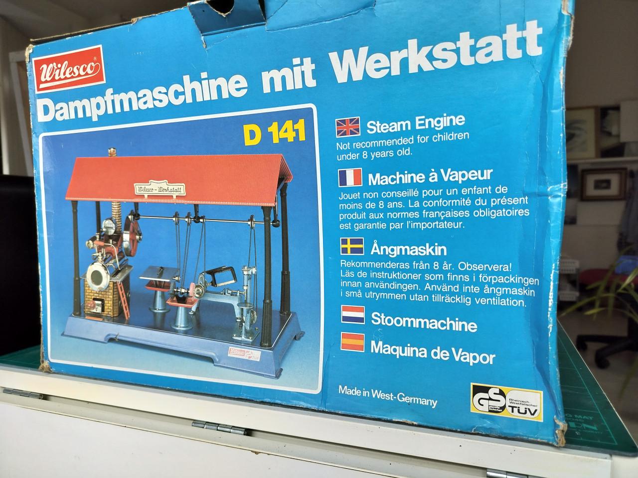 Speelgoed stoommachine