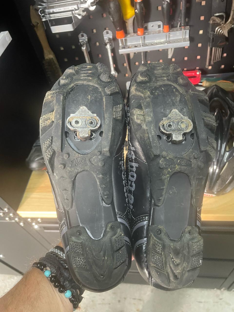 2 paar fietsschoenen dames maat 39