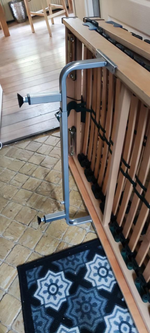 2x Verstelbare bedbodems / lattenbodems 80 x 200 cm in goede staat