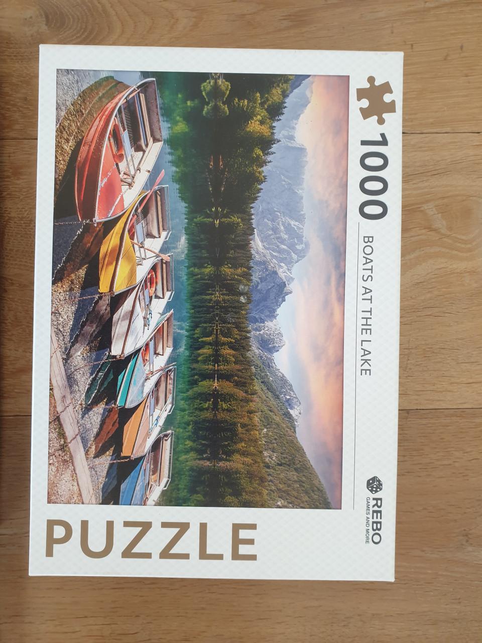 4 puzzels 1000 en 500 stukjes