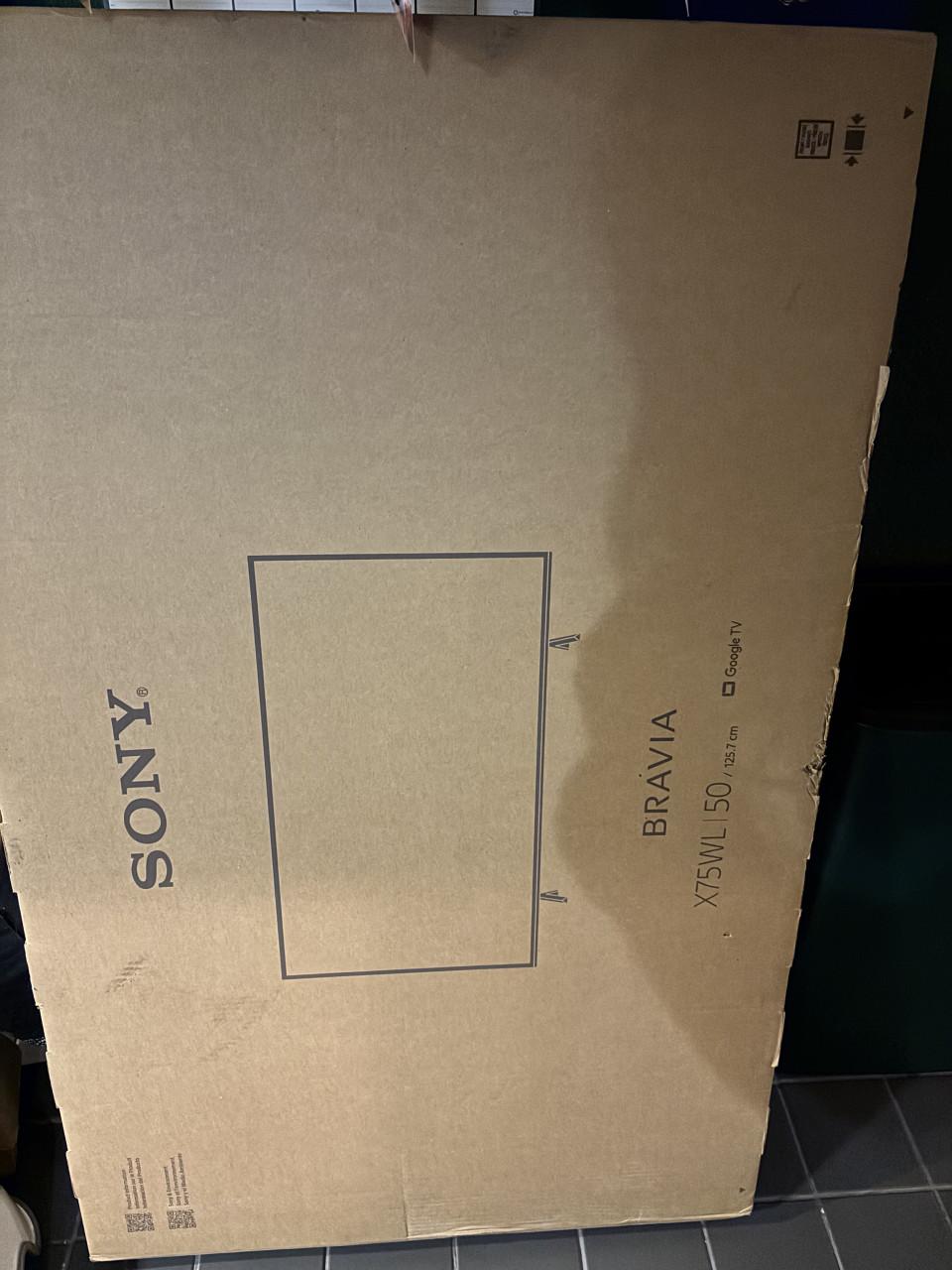 Nieuwe Sony 50 inch 4K Ultra HD Smart TV (X75WL)