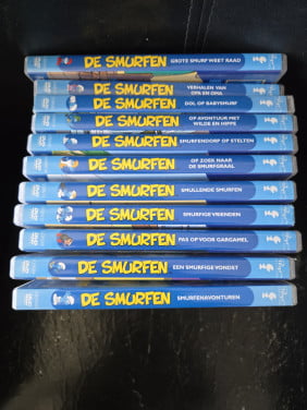 11x DVD de Smurfen