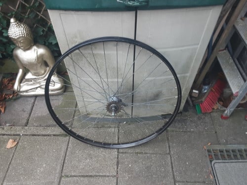 28 1 / 2 inch opoefiets achterwiel met terugtraprem